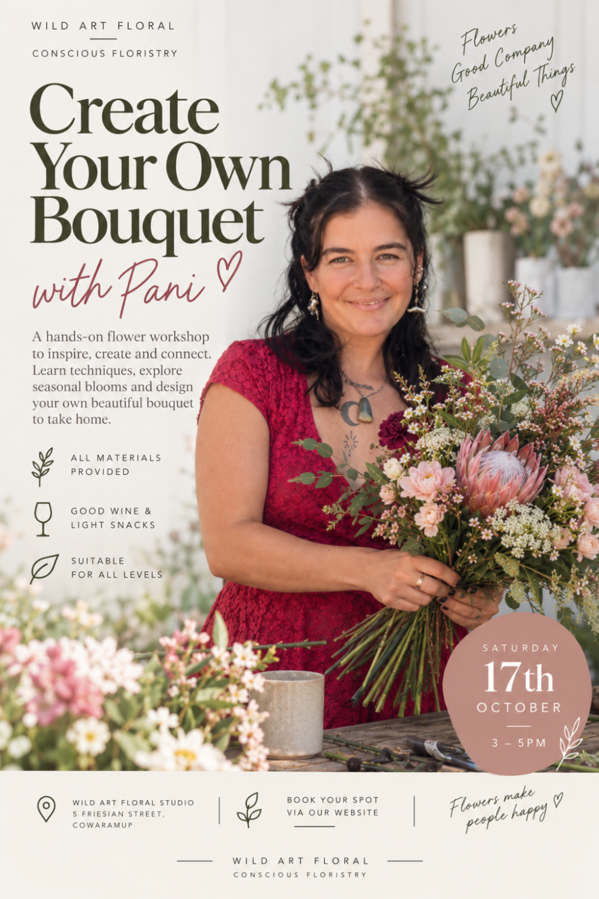Bouquet Workshop 17th of October