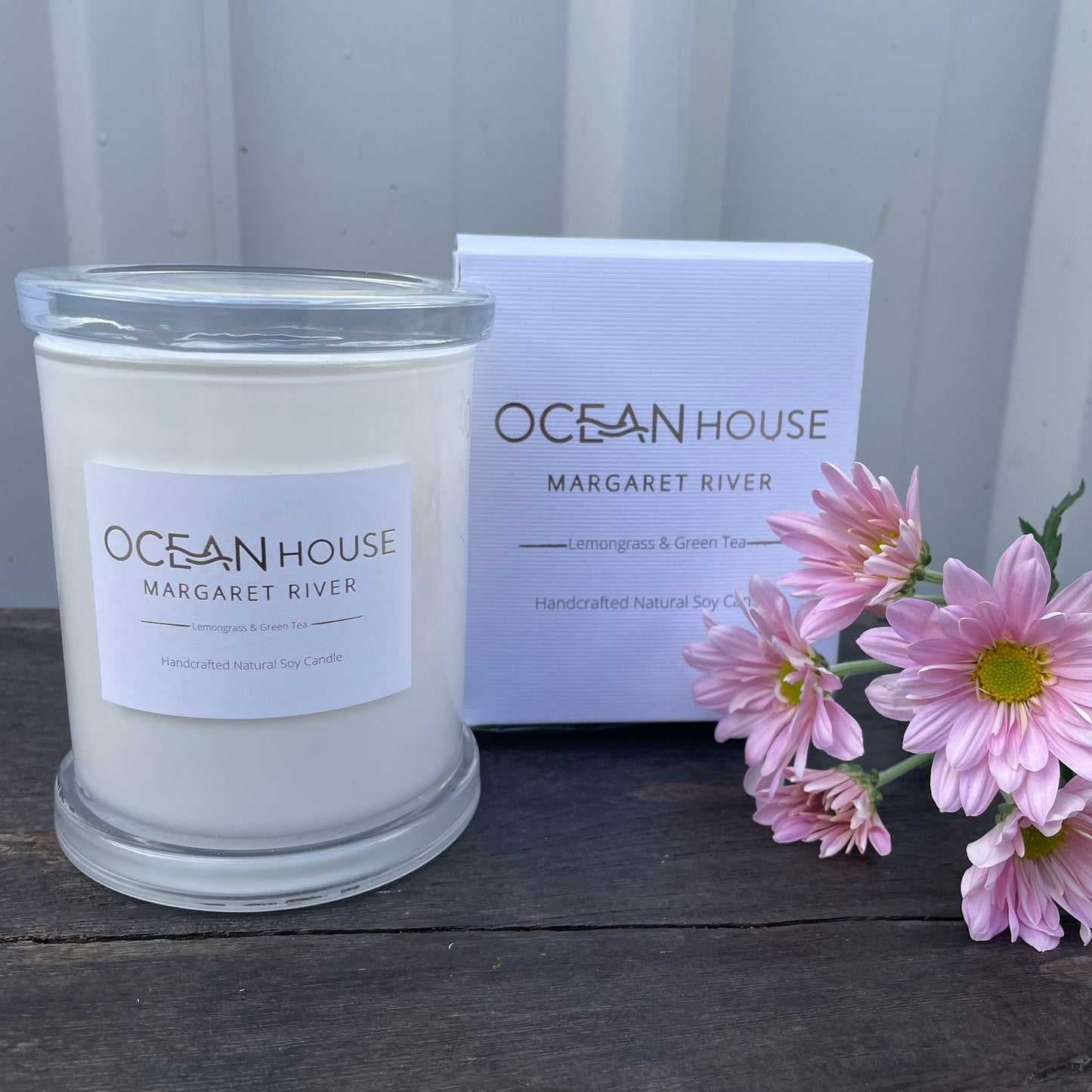 Ocean House Green Tea & Lemongrass Soy Candle
