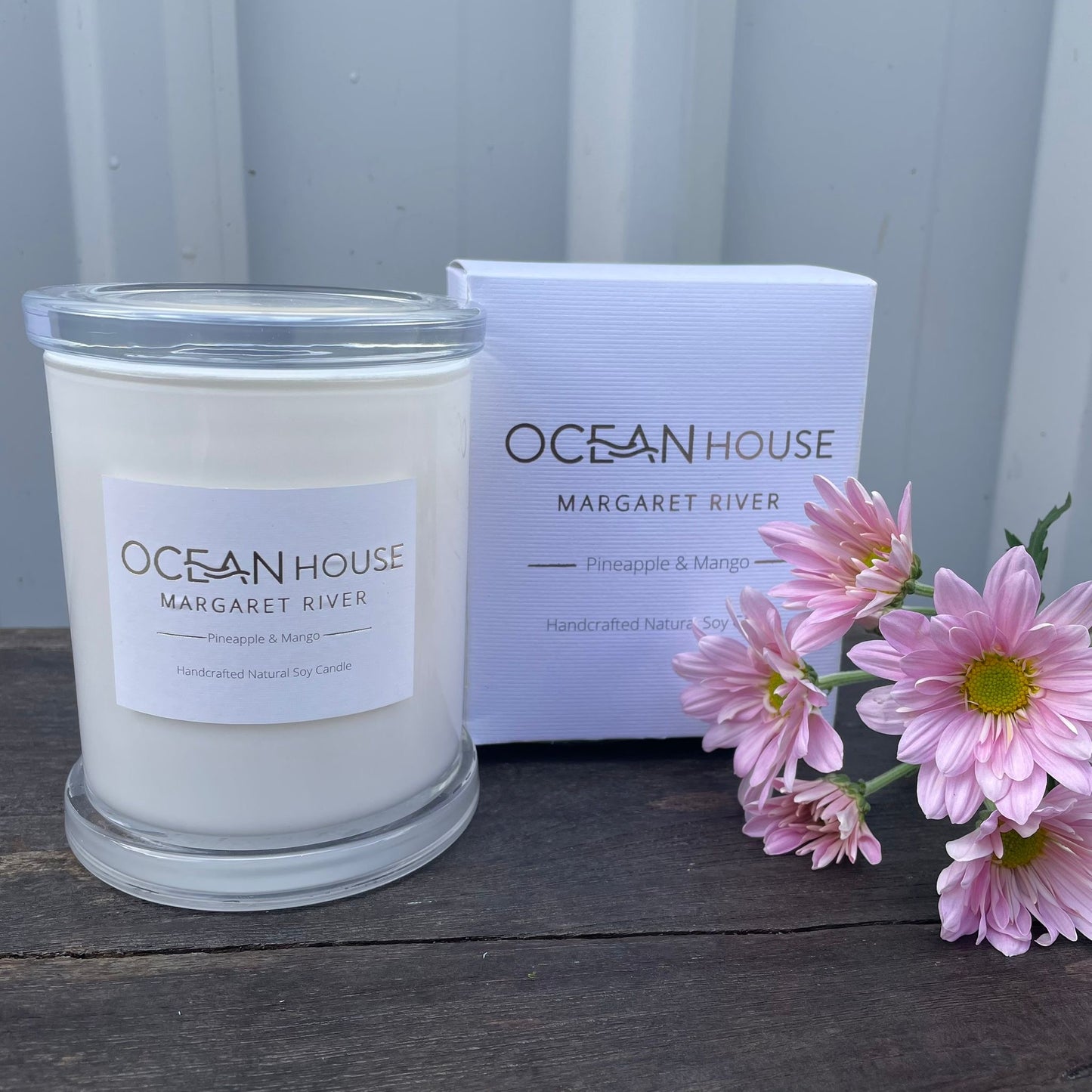 Ocean House Pineapple & Mango Handcrafted Soy Candle