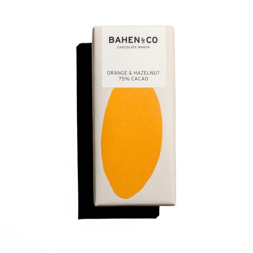 Bahen & Co Orange & Hazelnut 70% Cacao Chocolate