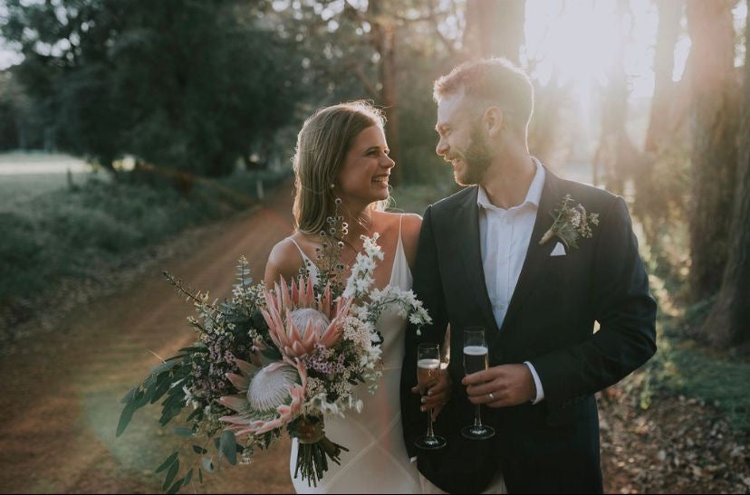 Wedding flowers wild art floral
